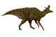 Lambeosaurus Dinosaur White Wall Decal Design 1