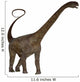 Malawisaurus Dinosaur White Wall Decal