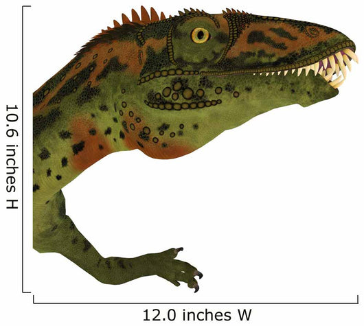 Masiakasaurus Dinosaur Head Wall Decal