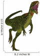 Vicious Masiakasaurus Dinosaur Wall Decal