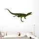 Running Masiakasaurus Dinosaur Wall Decal