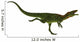 Running Masiakasaurus Dinosaur Wall Decal