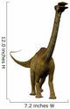 Nigersaurus Dinosaur Front Wall Decal