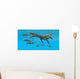 Large Nothosaurus Reptile Preys Wall Decal