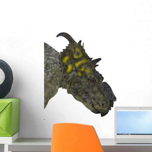 Pachyrhinosaurus Dinosaur Head Wall Decal