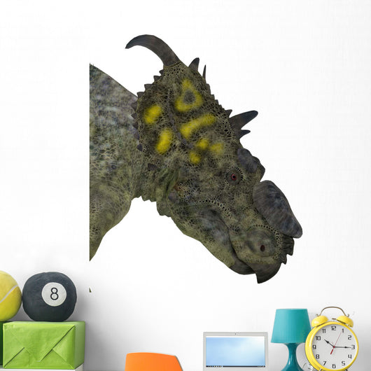Pachyrhinosaurus Dinosaur Head Wall Decal