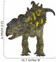 Pachyrhinosaurus Dinosaur Front Wall Decal