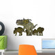 Pachyrhinosaurus Dinosaur Family Wall Decal