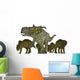 Pachyrhinosaurus Dinosaur Family Wall Decal
