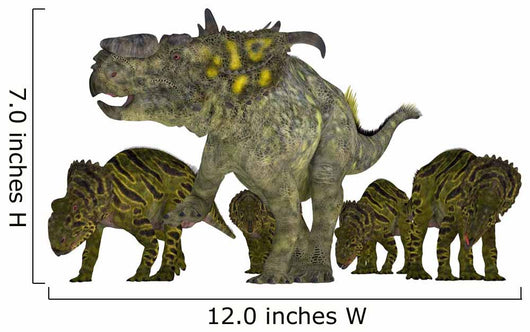 Pachyrhinosaurus Dinosaur Family Wall Decal