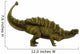 Talarurus Dinosaur Side Profile Wall Decal
