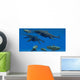 Shonisaurus Ichthyosaur Stabs Coelacanth Wall Decal