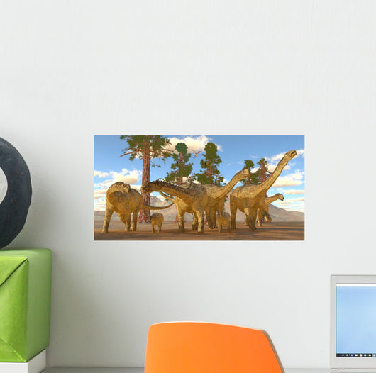 Uberabasuchus Side Profile Wall Decal Design 1