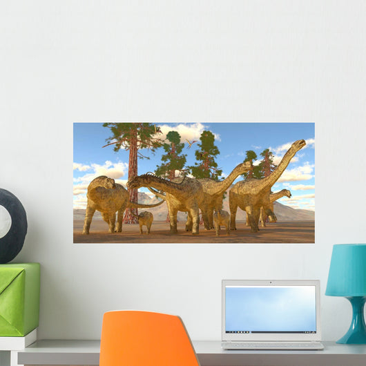 Uberabasuchus Side Profile Wall Decal Design 1