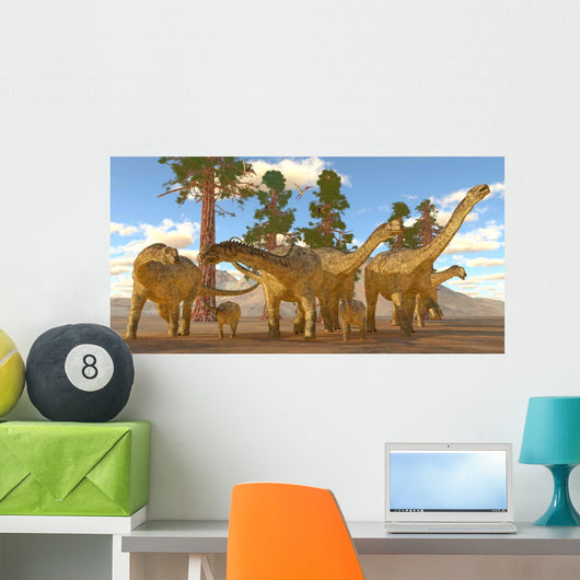 Uberabasuchus Side Profile Wall Decal Design 1