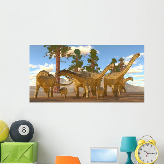 Uberabasuchus Side Profile Wall Decal Design 1