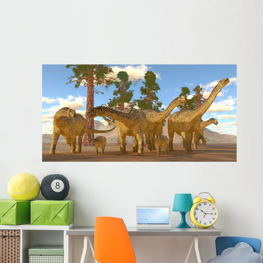 Uberabasuchus Side Profile Wall Decal Design 1
