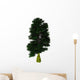 Nothofagus Antarctica Tree White Wall Decal