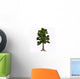 Glossopteris Tree White Wall Decal