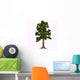 Glossopteris Tree White Wall Decal