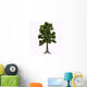 Glossopteris Tree White Wall Decal