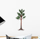 Cordaites Plant White Wall Decal