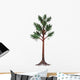 Cordaites Plant White Wall Decal