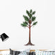 Cordaites Plant White Wall Decal