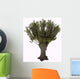 Salix Viminalis Shrub White Wall Decal