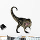 Fierce T-rex Dinosaur White Wall Decal