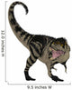Fierce T-rex Dinosaur White Wall Decal