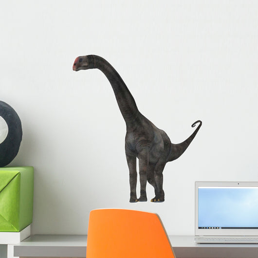 Brontomerus Dinosaur White Wall Decal