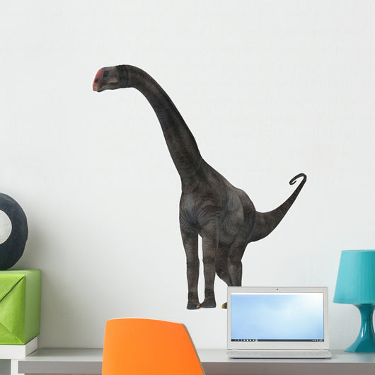 Brontomerus Dinosaur White Wall Decal