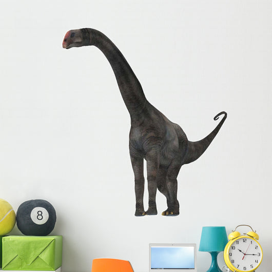 Brontomerus Dinosaur White Wall Decal