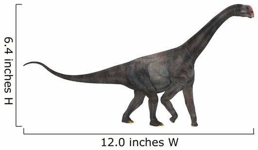 Side Profile Brontomerus Dinosaur Wall Decal