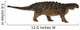 Side Profile Pinacosaurus Dinosaur Wall Decal