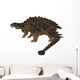 Pinacosaurus Dinosaur White Wall Decal