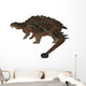 Pinacosaurus Dinosaur White Wall Decal