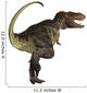 Rear Tyrannosaurus Rex White Wall Decal