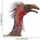 Therizinosaurus Dinosaur Head Wall Decal