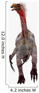 Front Therizinosaurus Dinosaur Wall Decal