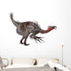 Side Profile Therizinosaurus Dinosaur Wall Decal