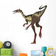 Pelecanimimus Dinosaur White Wall Decal