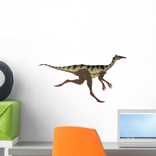Side Profile Pelecanimimus Dinosaur Wall Decal