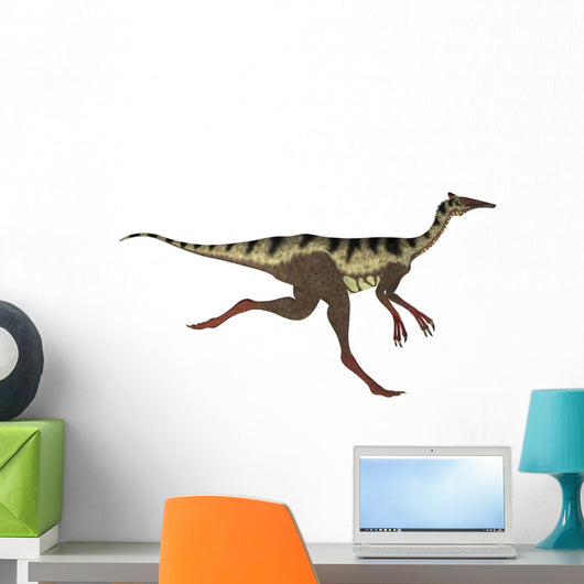 Side Profile Pelecanimimus Dinosaur Wall Decal