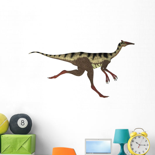 Side Profile Pelecanimimus Dinosaur Wall Decal