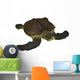Archelon Sea Turtle White Wall Decal Design 1