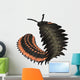 Arthropleura Invertebrate White Wall Decal Design 1