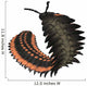 Arthropleura Invertebrate White Wall Decal Design 1