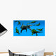 Nothosaurus Marine Reptile Attacks Wall Decal